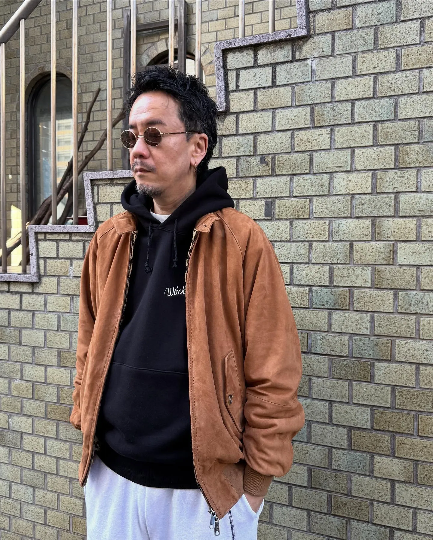 WACKO MARIAとBARACUTAコラボのスエードブル...
