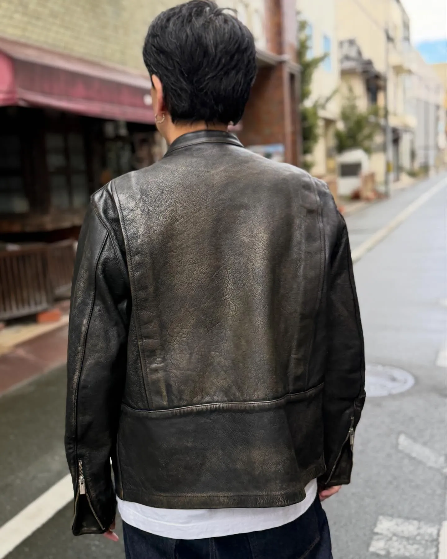 SEVEN BY SEVENの新作レザーブルゾン。