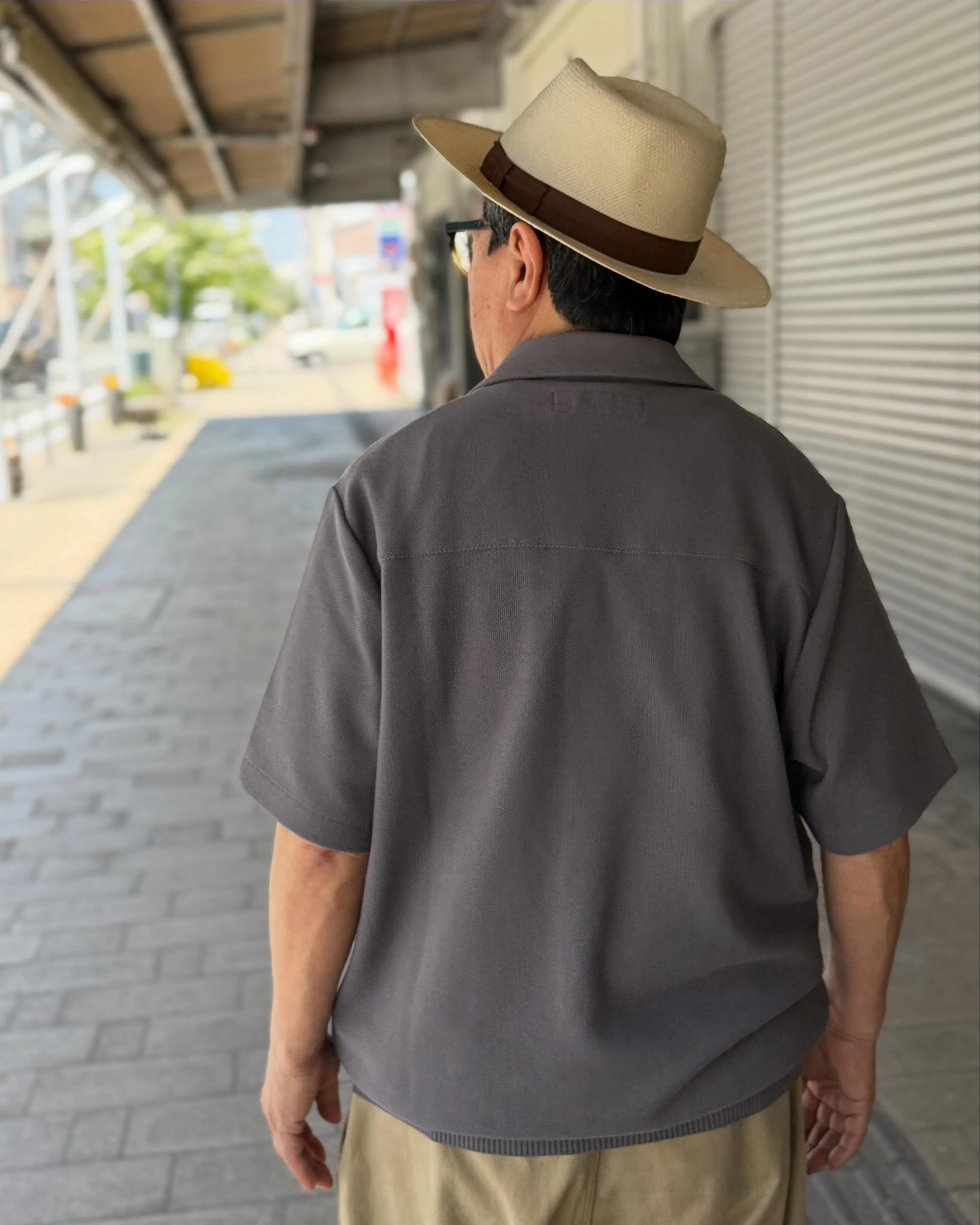 WACKO MARIA のニットシャツ。